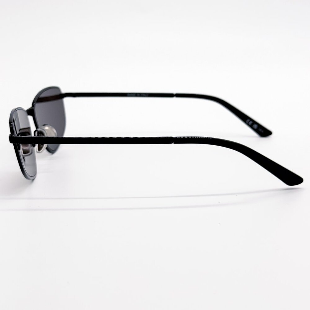 NEW BALENCIAGA BB0277S 001 SUNGLASSES UNISEX BLACK GREY OVAL EYEWEAR BALENCIAGA - Picture 10 of 14